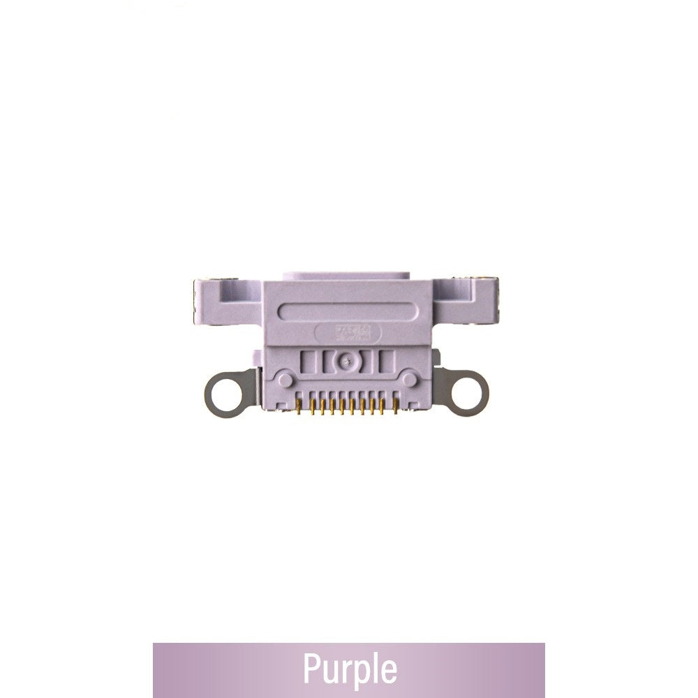 Charging Port Connector for iPhone 14 / 14 Plus (Purple)-Purple Charging Port Connector for iPhone 14 / 14 Plus (Purple)-Purple